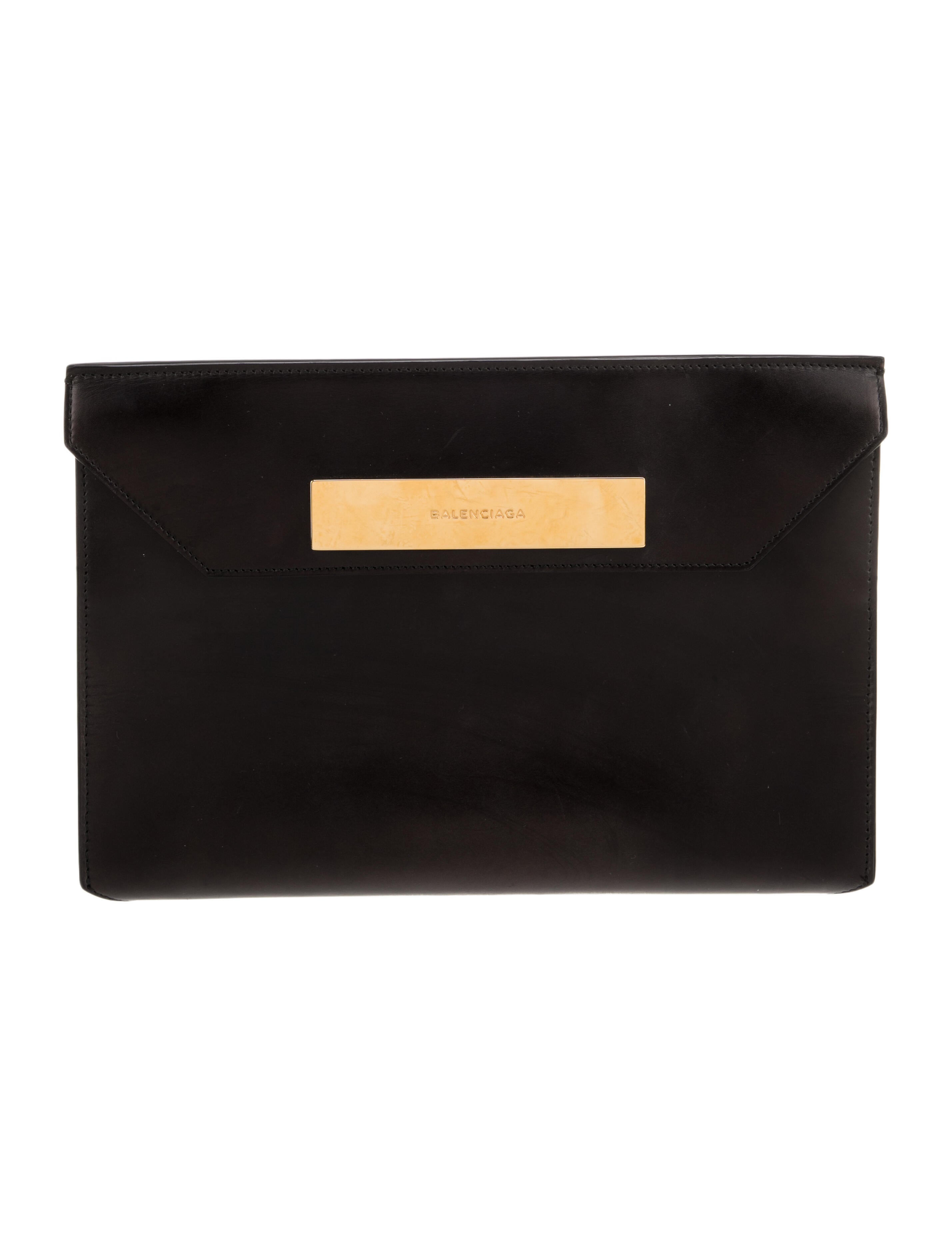 Balenciaga Leather Cable Flap