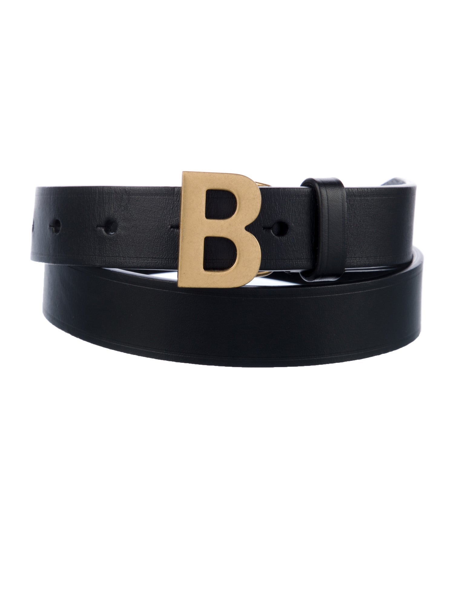 Balenciaga Skinny Leather Belt