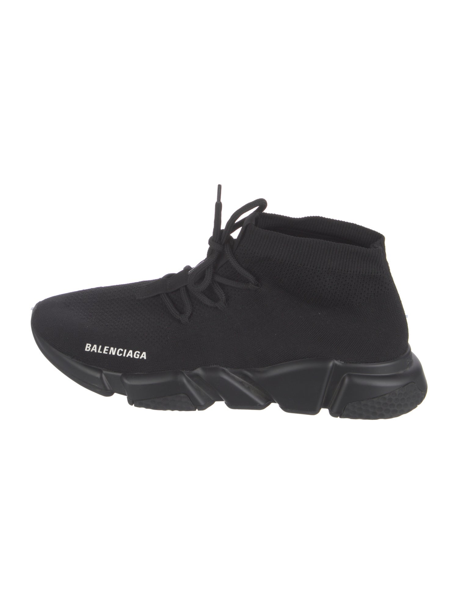 Balenciaga Speed Trainer Lace Up Sock Sneakers