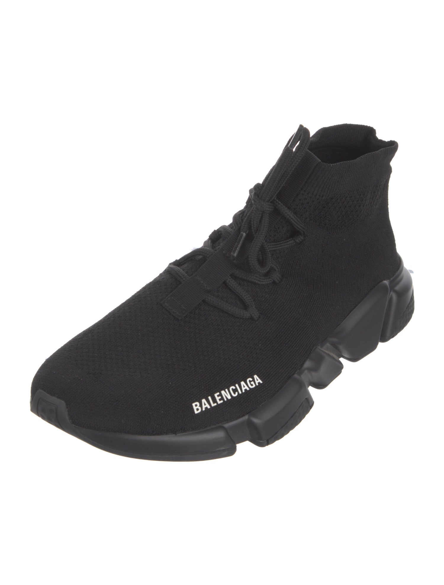 Balenciaga Speed Trainer Lace Up Sock Sneakers