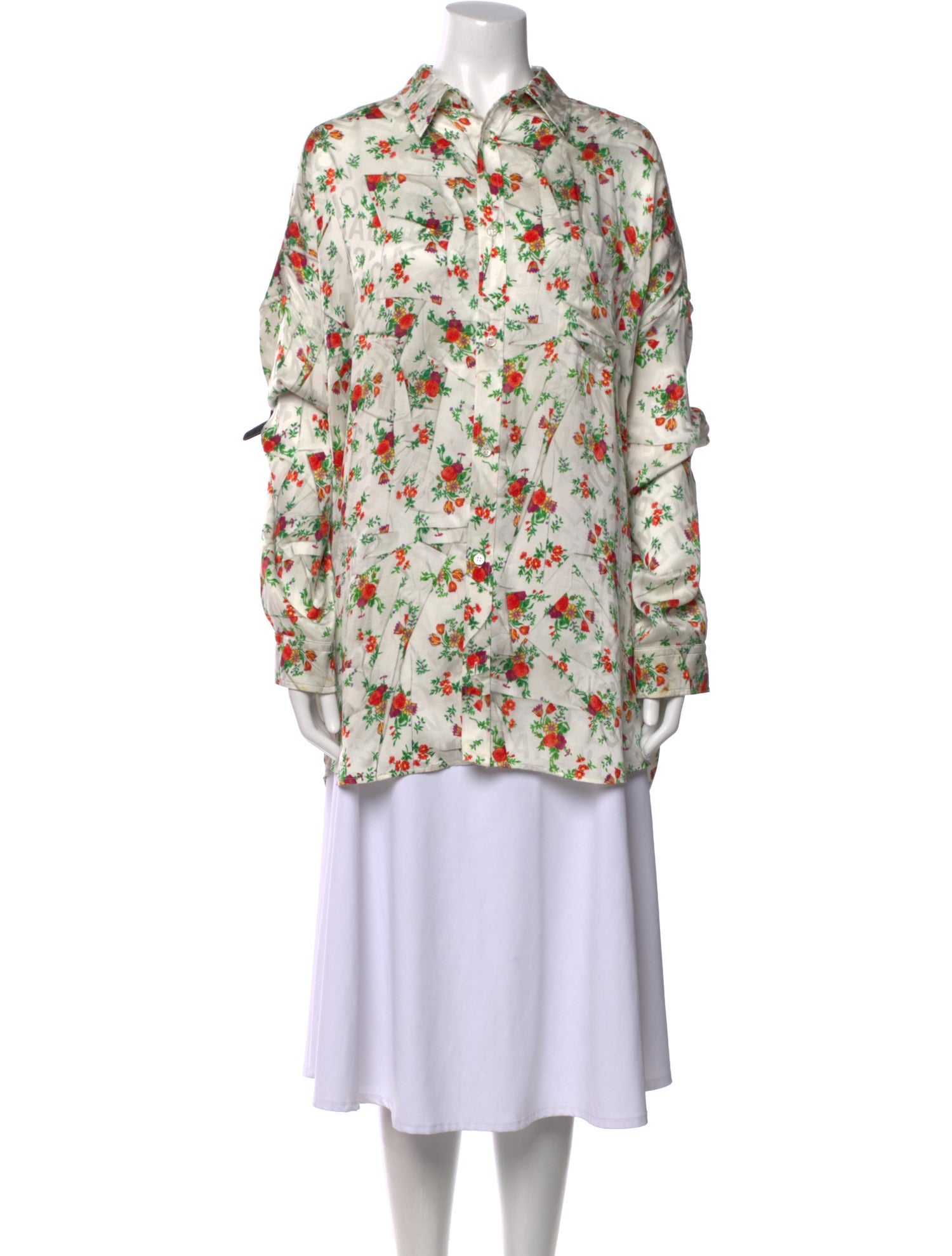 Balenciaga 2022 Silk Tunic