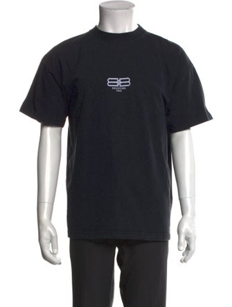 Balenciaga Signature Logo Graphic Print T-Shirt