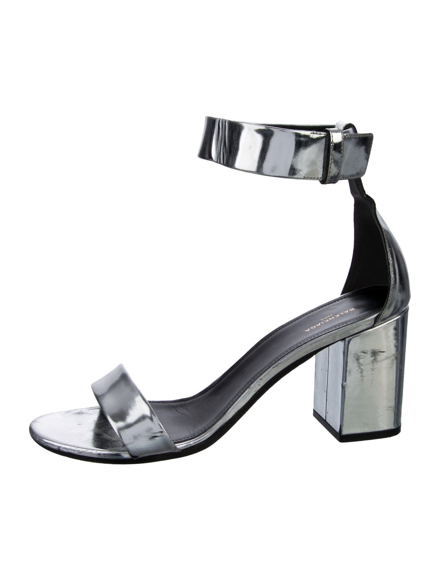 Balenciaga Patent Leather Sandals