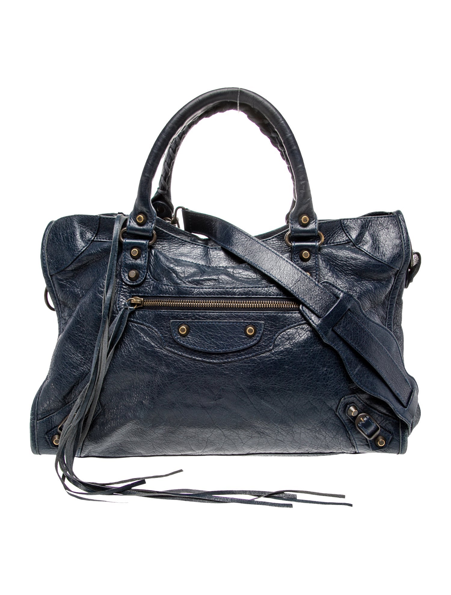 Balenciaga Leather Motocross Classic City