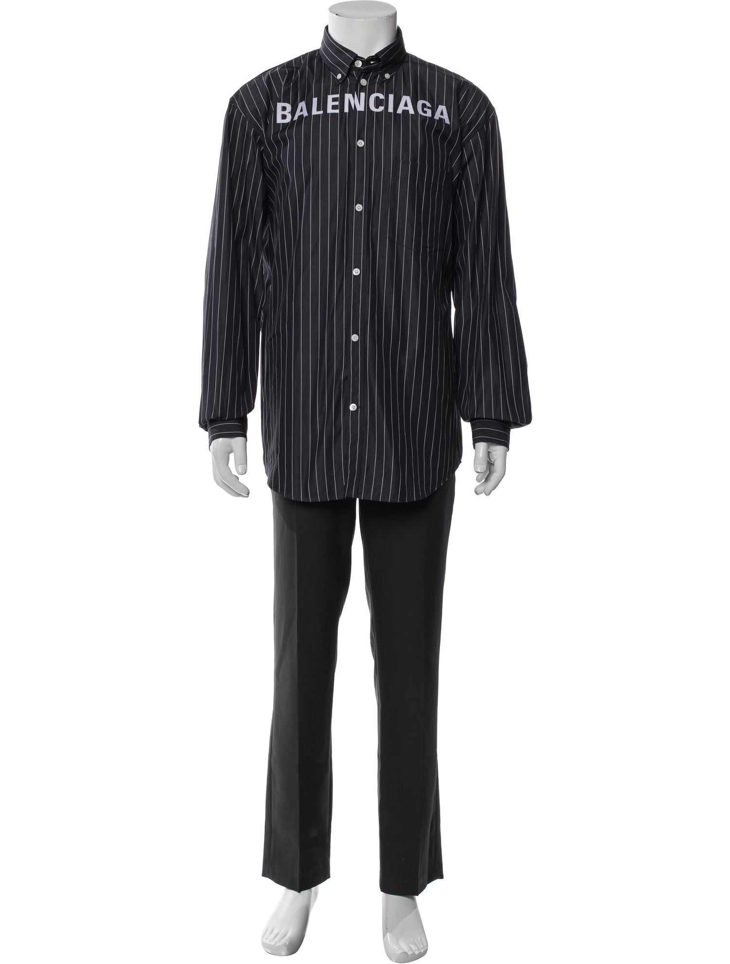 Balenciaga 2020 Striped Shirt w/ Tags