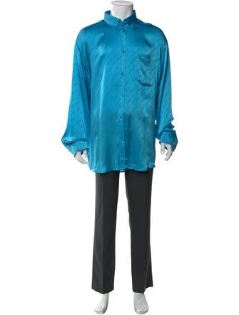 Balenciaga 2022 Silk Dress Shirt