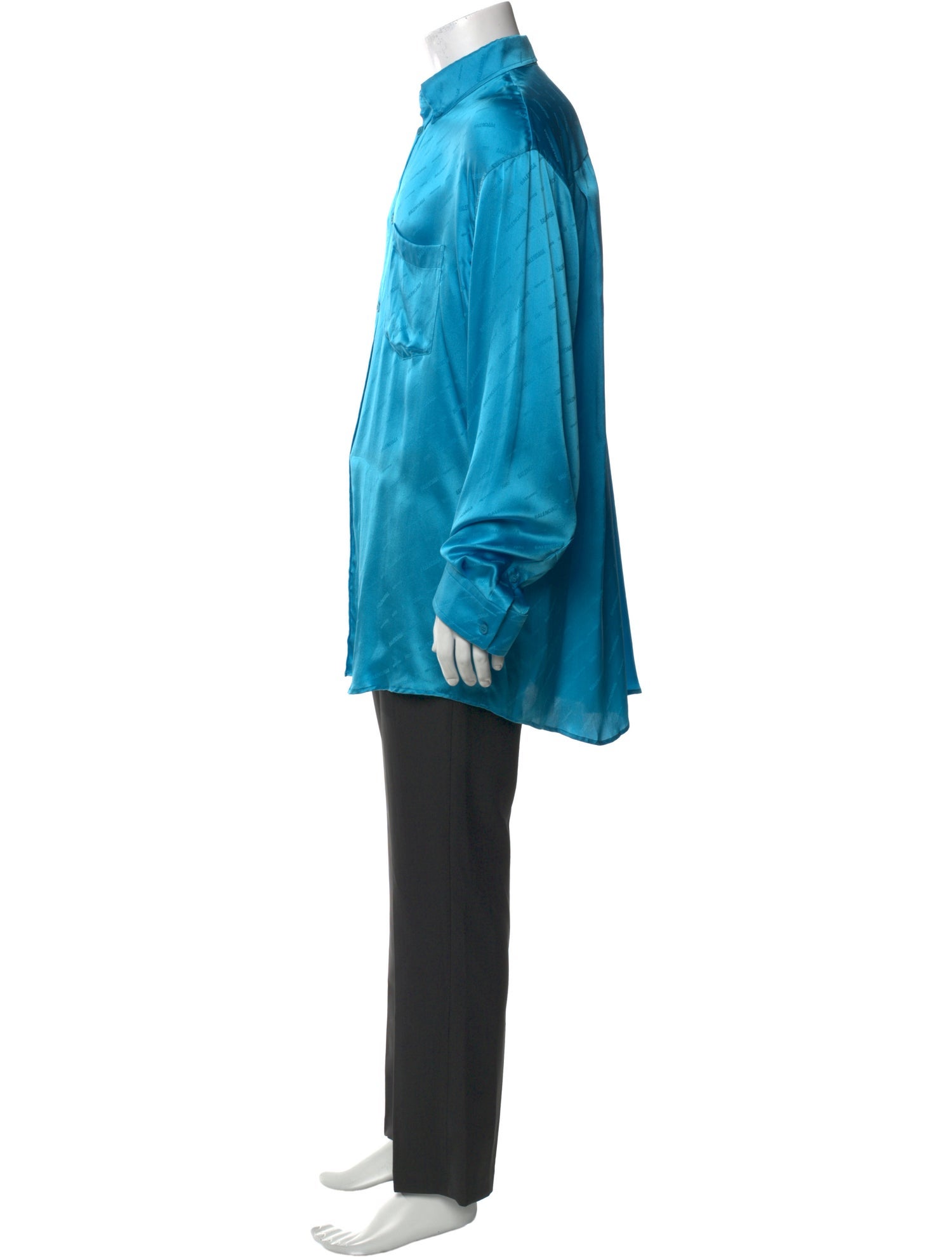 Balenciaga 2022 Silk Dress Shirt