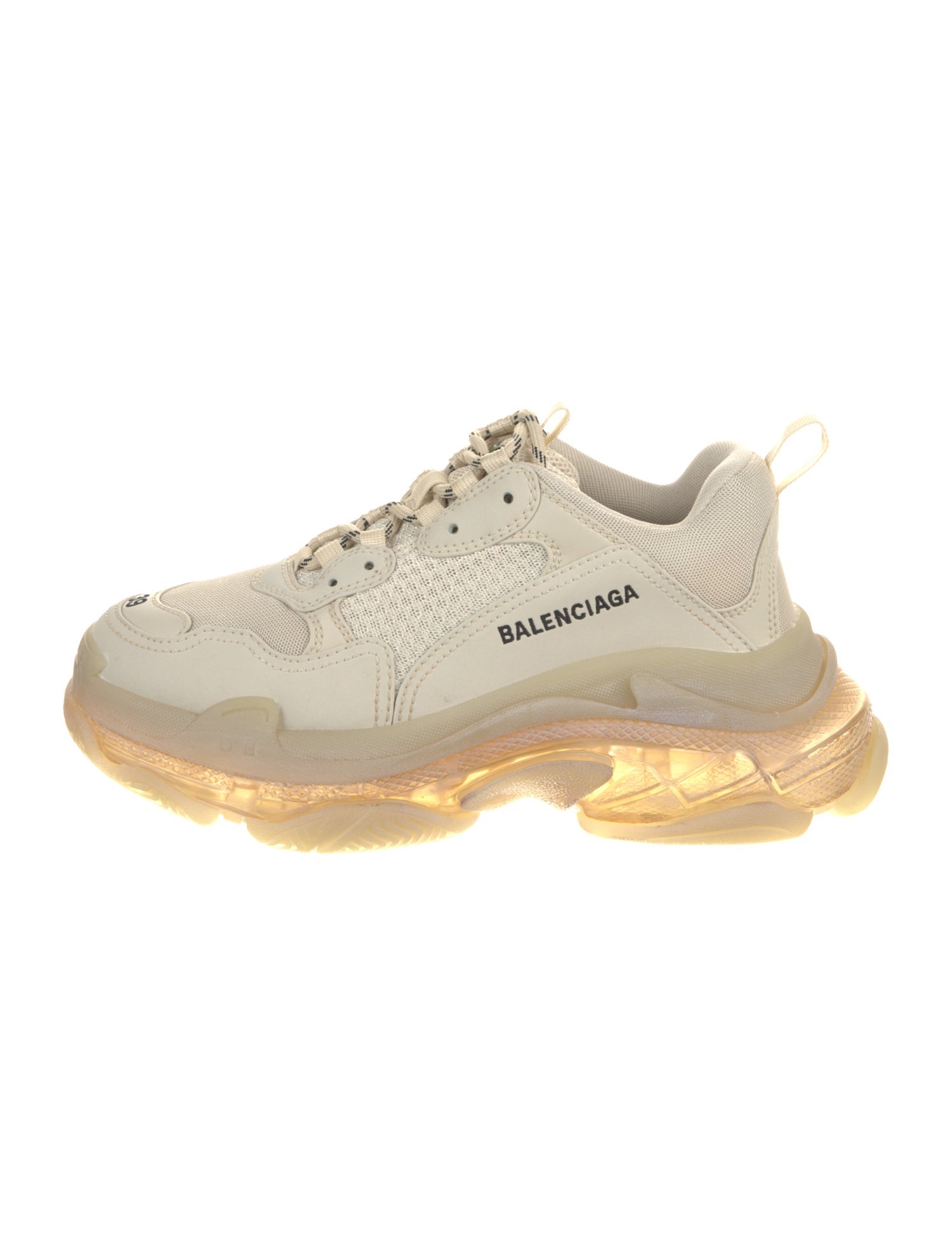 Balenciaga Triple S 'Clear Sole' Chunky Sneakers