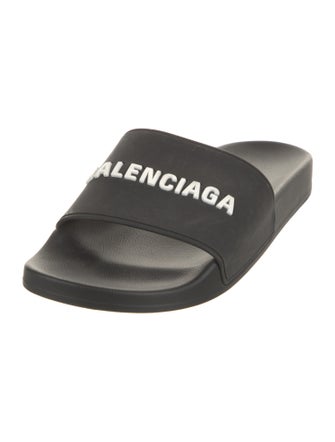 Balenciaga Rubber Printed Slides