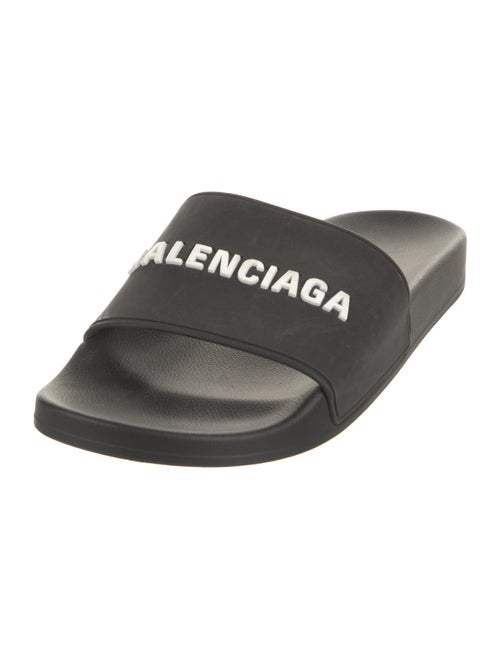 Balenciaga Rubber Printed Slides