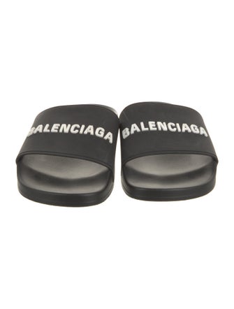 Balenciaga Rubber Printed Slides