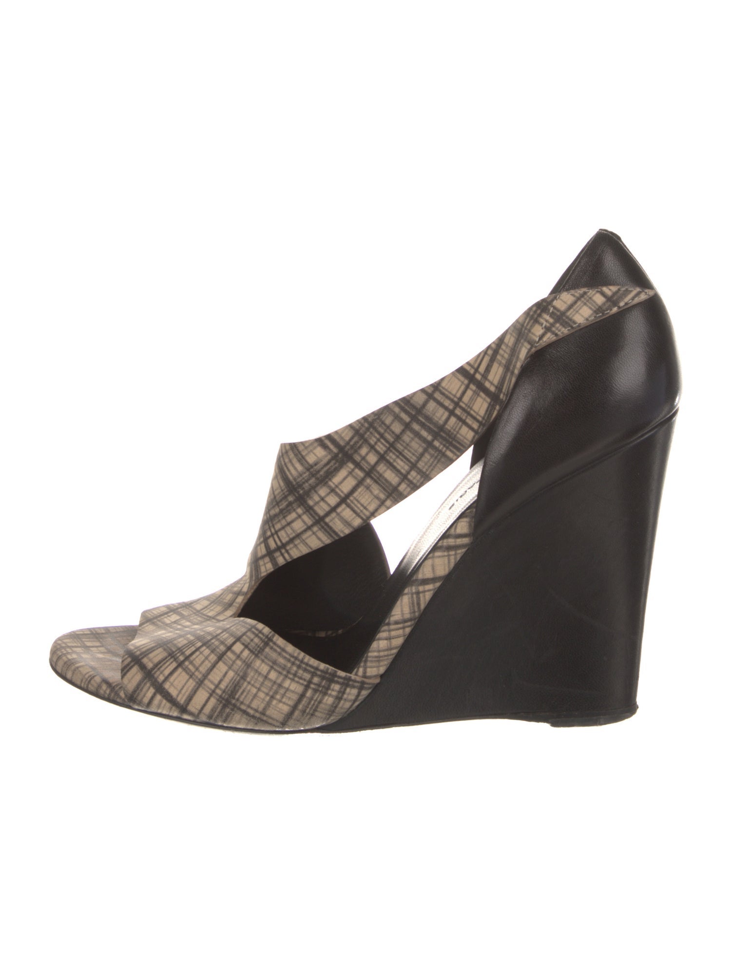 Balenciaga Leather Printed Pumps