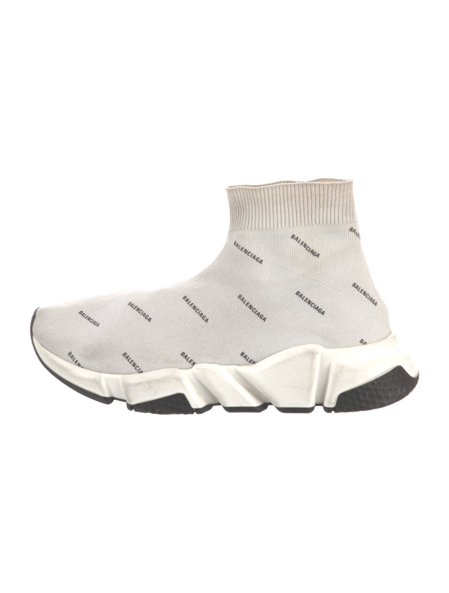 Balenciaga Speed Trainer 'All Over Logo' Sock Sneakers