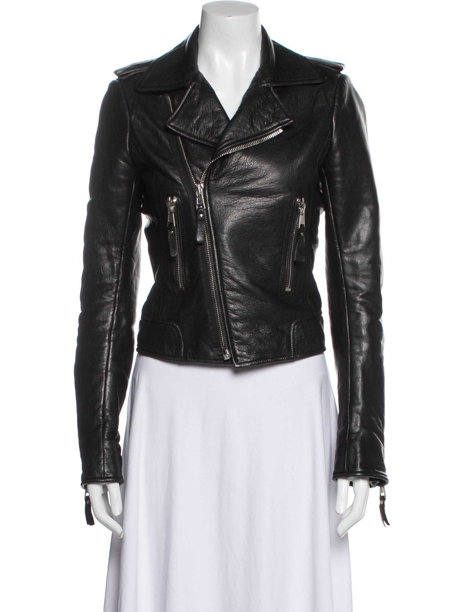 Balenciaga 2012 Leather Biker Jacket