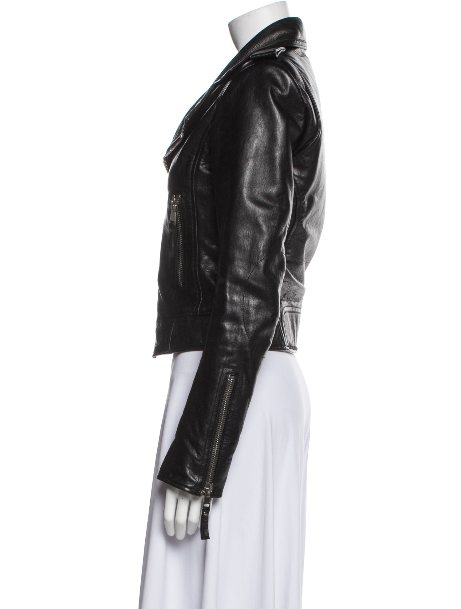 Balenciaga 2012 Leather Biker Jacket