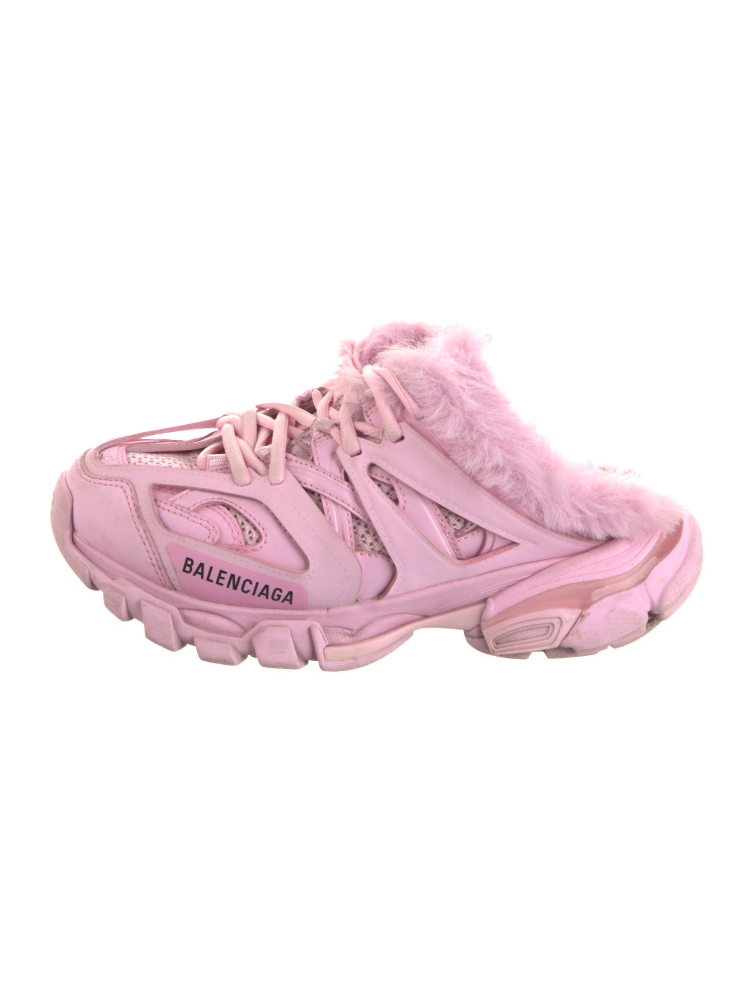 Balenciaga Track Mule Fur Sneakers