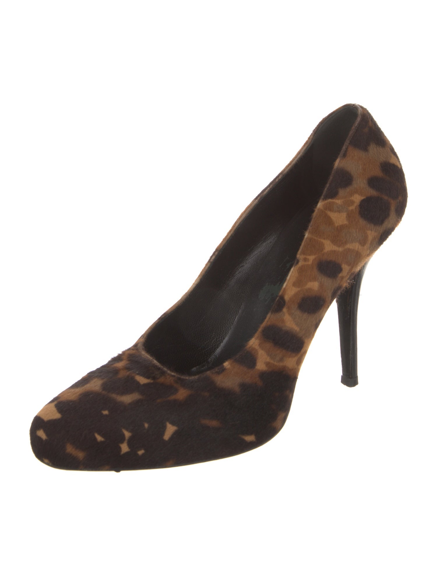 Balenciaga Ponyhair Animal Print Pumps