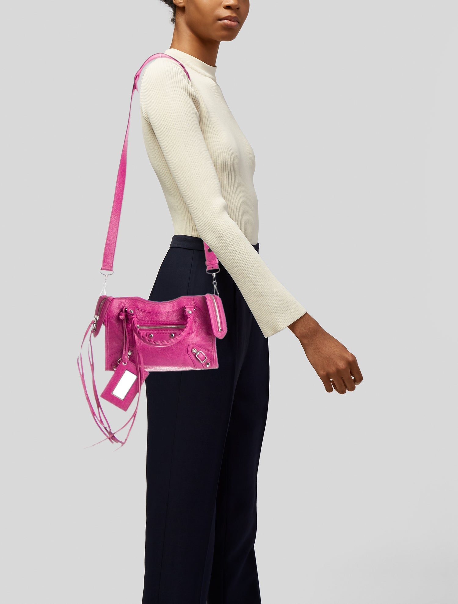 Balenciaga Leather Motocross Classic City