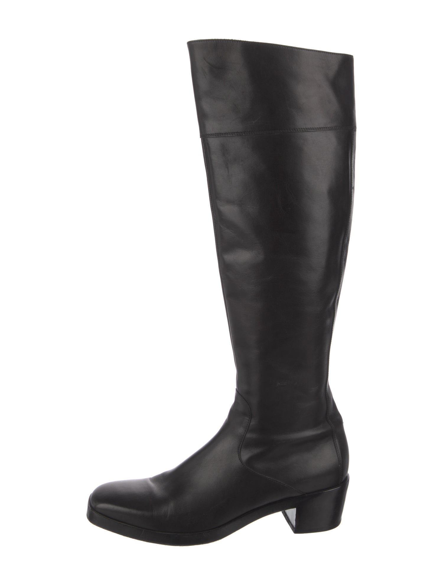 Balenciaga Leather Riding Boots