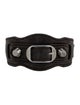Balenciaga Leather Arena Giant Wrap Bracelet