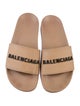 Balenciaga Rubber Graphic Print Slides