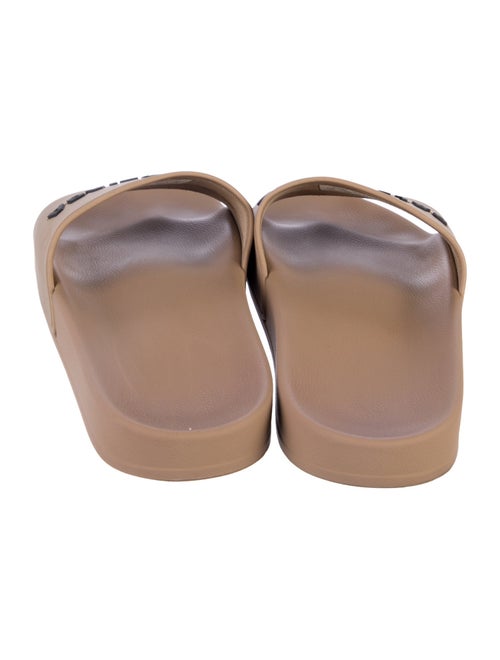Balenciaga Rubber Graphic Print Slides