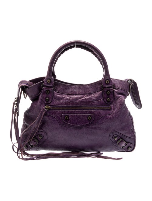 Balenciaga Leather Motocross Classic City