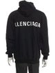 Balenciaga 2017 Signature Logo Hoodie