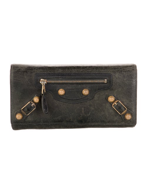 Balenciaga Leather Continental Wallet
