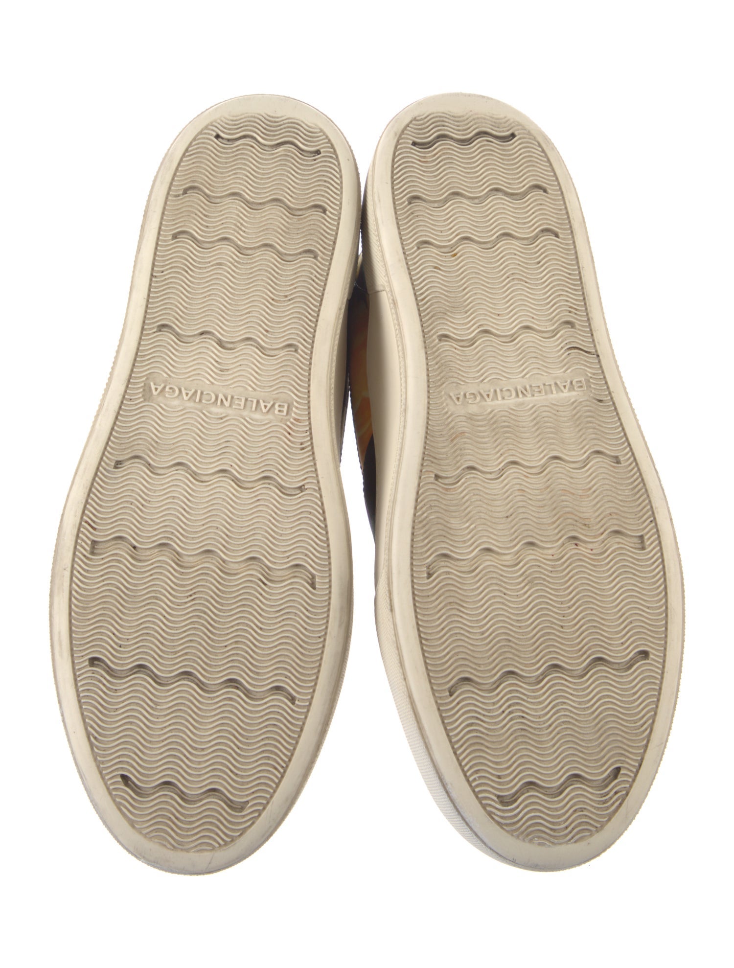 Balenciaga Satin Floral Print Flats