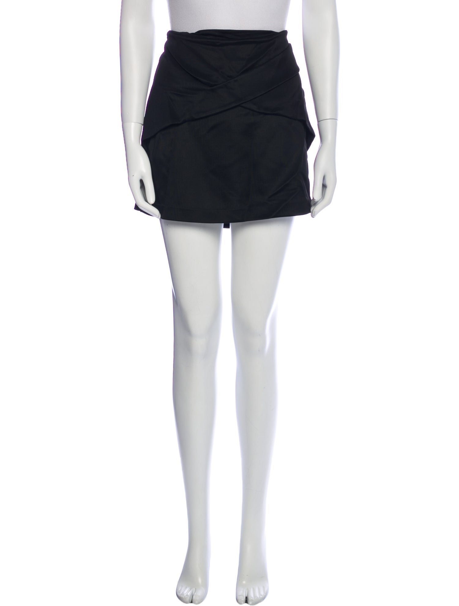 Balenciaga Embroidered Accent Mini Skirt