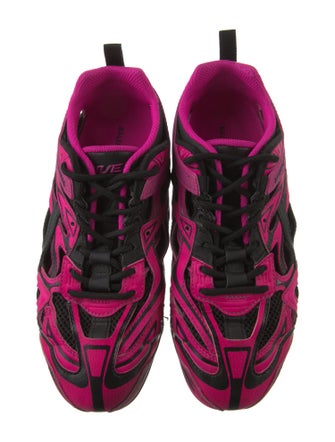 Balenciaga Nylon Colorblock Pattern Sneakers