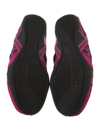 Balenciaga Nylon Colorblock Pattern Sneakers