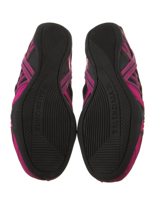 Balenciaga Nylon Colorblock Pattern Sneakers