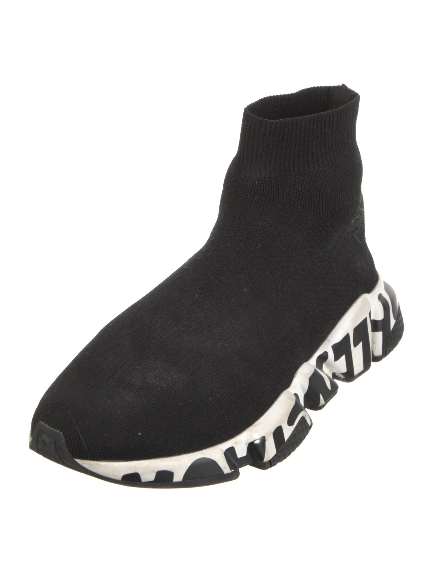 Balenciaga Speed Trainer Graffiti Sock Sneakers