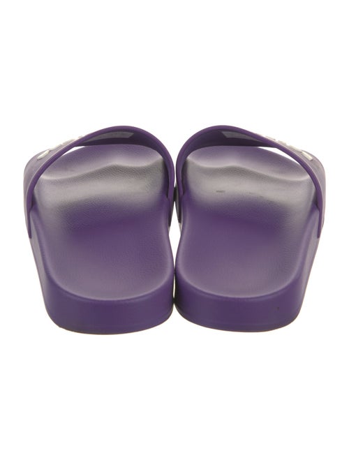 Balenciaga Rubber Graphic Print Slides