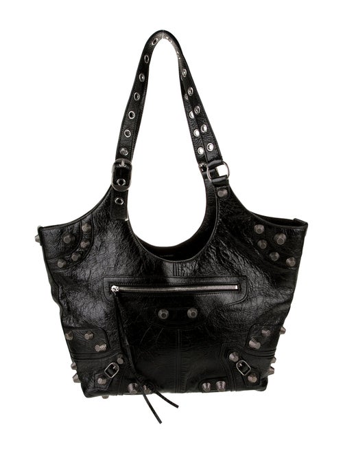 Balenciaga Leather Le Cagole Carry All Bag Medium 2023