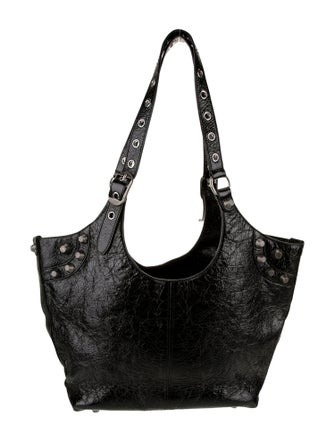 Balenciaga Leather Le Cagole Carry All Bag Medium 2023