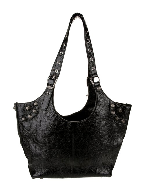 Balenciaga Leather Le Cagole Carry All Bag Medium 2023