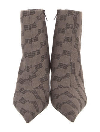 Balenciaga Canvas Printed Boots