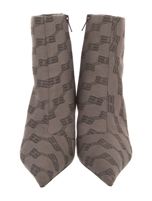 Balenciaga Canvas Printed Boots