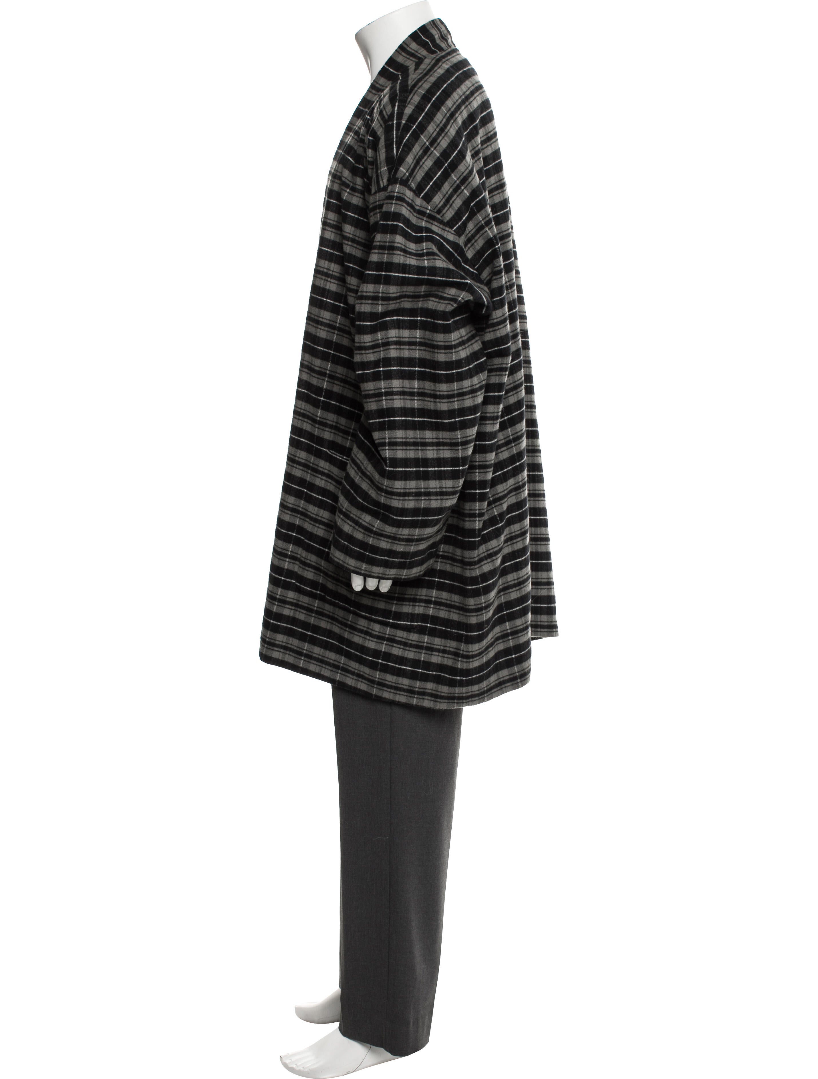 Balenciaga 2019 Plaid Gown Puffer Coat