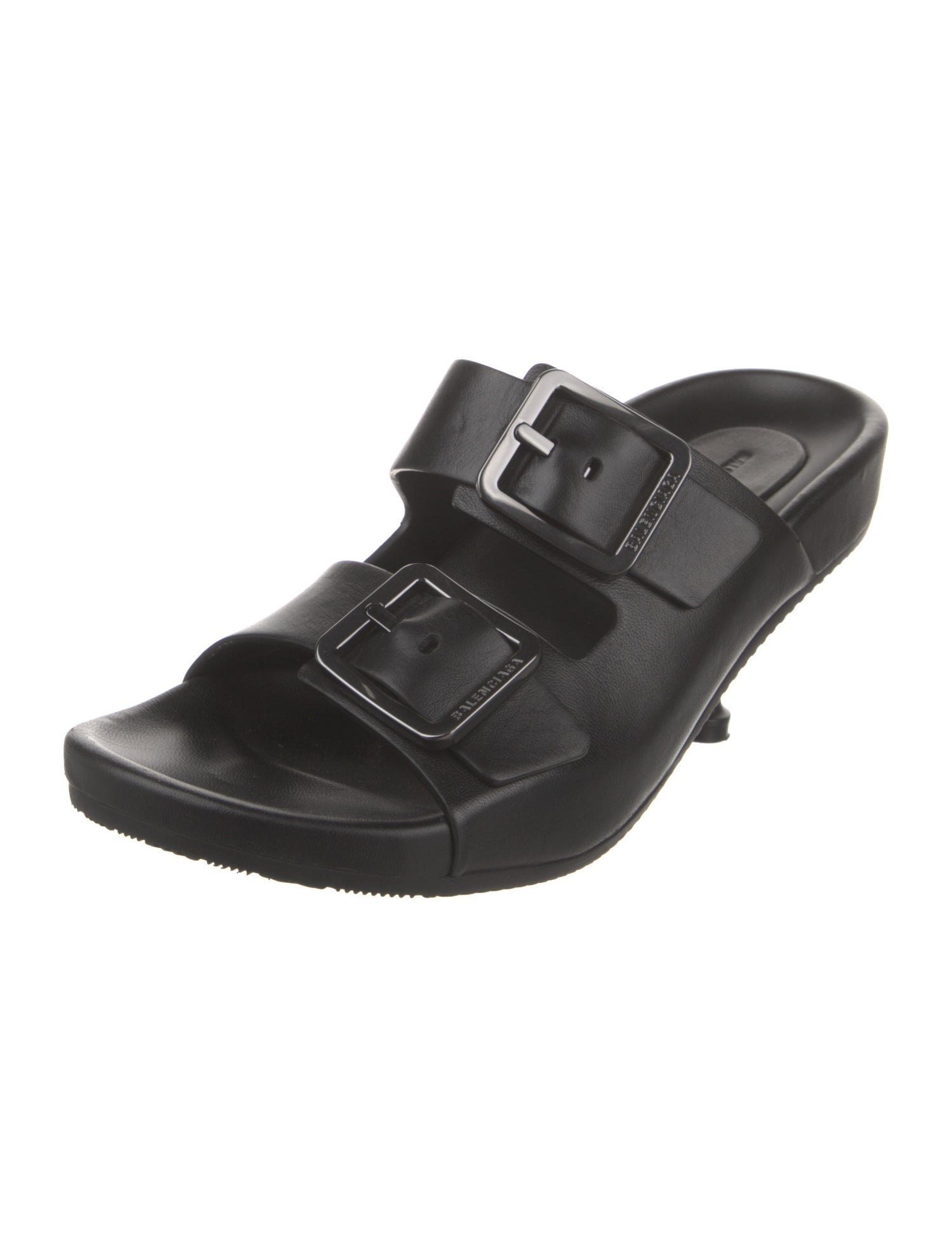 Balenciaga Leather Slides