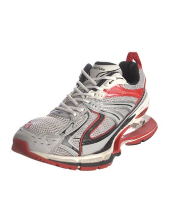 Balenciaga X-Pander 'Red Silver' Athletic Sneakers