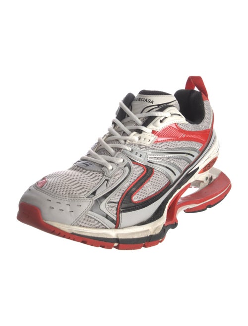 Balenciaga X-Pander 'Red Silver' Athletic Sneakers
