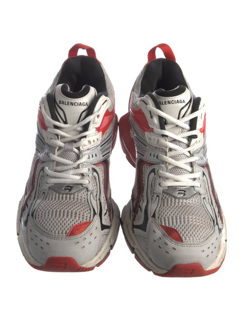 Balenciaga X-Pander 'Red Silver' Athletic Sneakers