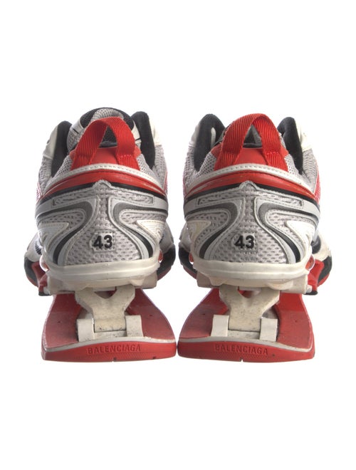 Balenciaga X-Pander 'Red Silver' Athletic Sneakers