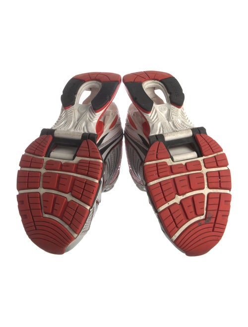 Balenciaga X-Pander 'Red Silver' Athletic Sneakers