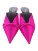 Balenciaga Satin Bow Accents Mules