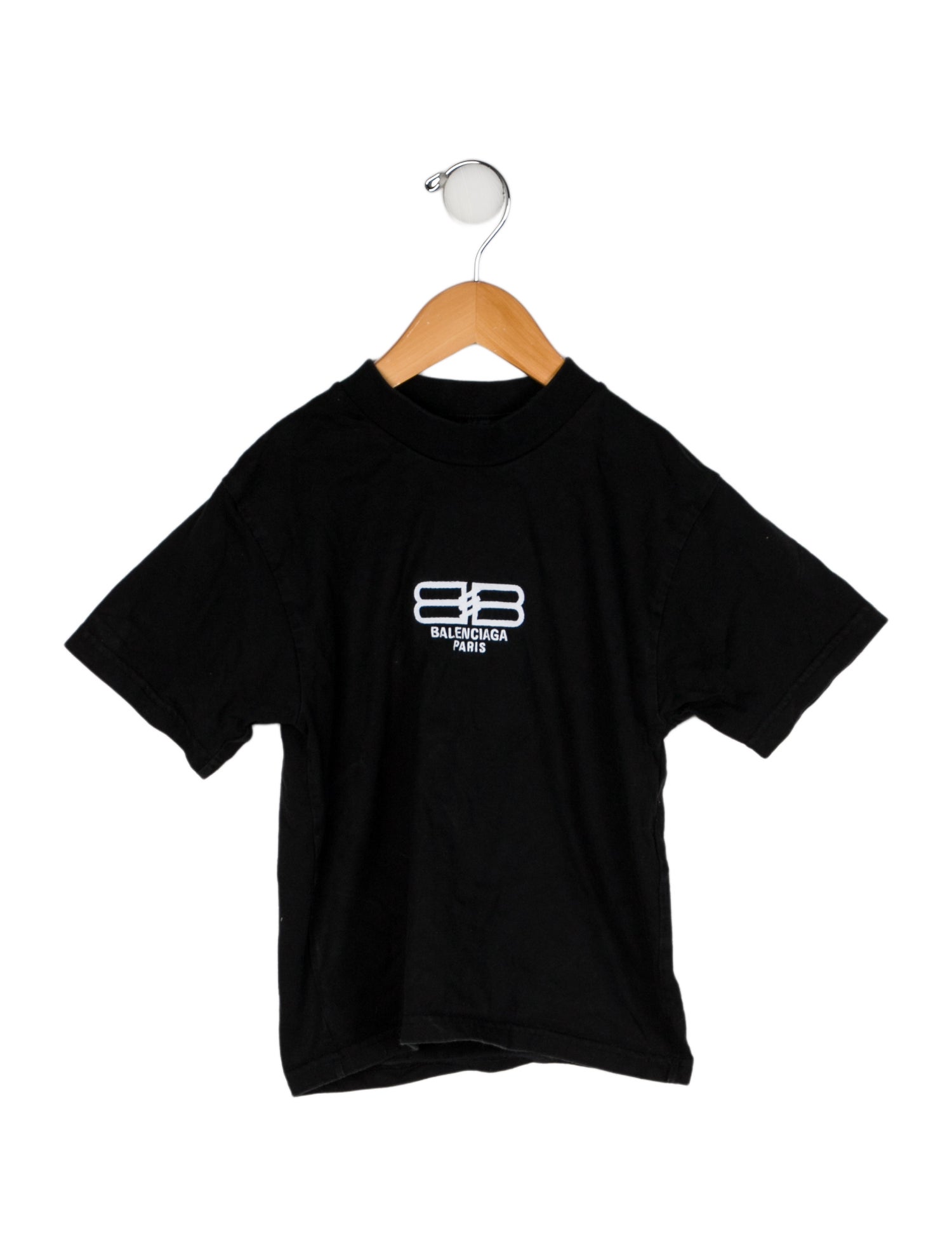 Balenciaga Toddler Boys' Embroidered Logo Short Sleeve T-Shirt